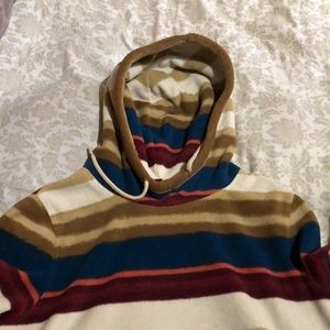 Hollister Fall Striped Hoodie